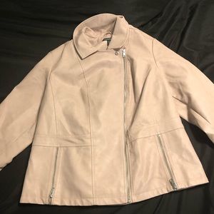 Pink fashion jacket 2x roz&ali new dress barn
